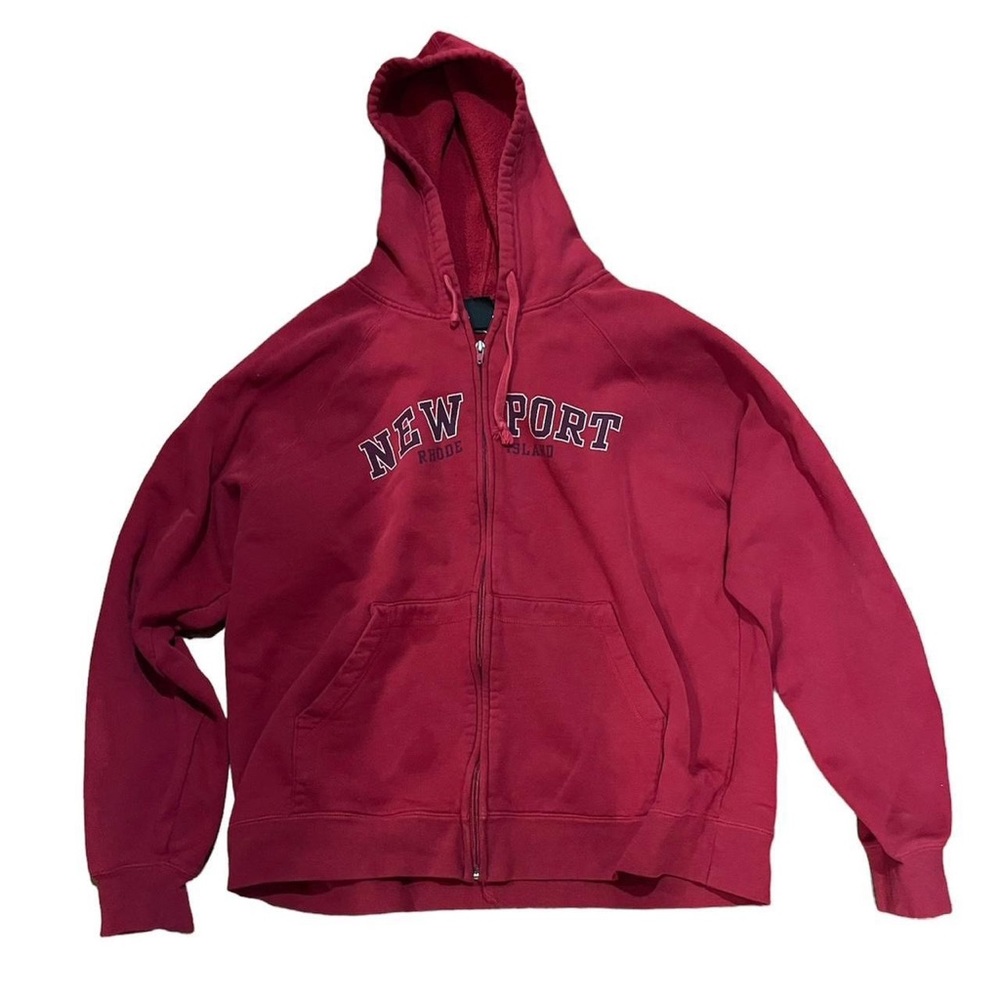 Red Zip Up Jacket